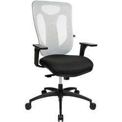 Bürostuhl TOPSTAR "Net Pro 100" Stühle schwarz (schwarz, weiß)