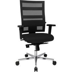 Bürostuhl TOPSTAR "Sitness X-Pander Plus", schwarz (schwarz, schwarz), Stühle