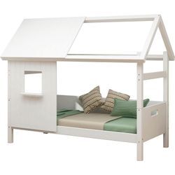 Hausbett THUKA "Nordic Kinderbett, Hausbett, Spielbett, Daybett", weiß, B:99cm H:183,6cm L:210cm, Betten, Kinderbett, bester Qualität, halbes Haus, umbaubar in Einzelbett