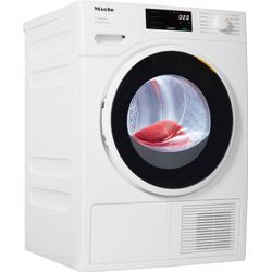 MIELE Wärmepumpentrockner "TSF763WP", A+++ (A+++-D), weiß, B:59,6cm H:85cm T:64,3cm, Trockner, DryCare40 trocknet fast alle Textilien die bei 40 C waschbar sind, Topseller