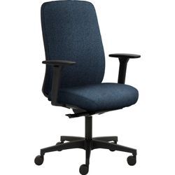 Bürostuhl MAYER SITZMÖBEL "myTRITON", blau (jeansblau, schwarz), B:70cm, Polyester, Stühle