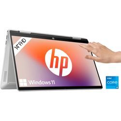 HP Convertible Notebook "Pavilion 14-ek1254ng", silber, 8 GB RAM 512 GB SSD, Core i5, Windows 11 Home, Notebooks