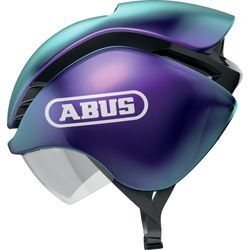 Rennradhelm ABUS "GAMECHANGER Tri shiny black" Gr. L, lila (flipflop lila), Helme, L Kopfumfang: 58cm - 61cm