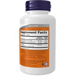 Now Foods, L-Cystein 500 mg mit Vitamin B6 und C, 100 Tabletten [261,40 EUR pro kg]