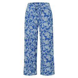 Knöchellange Hose Sanne Green Cotton blau