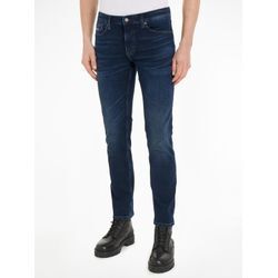 Slim-fit-Jeans TOMMY JEANS "SCANTON SLIM" Gr. 36, Länge 32, blau (schwarz denim1) Herren Jeans im 5-Pocket-Style