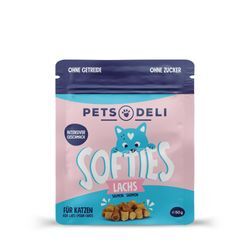 Snacks für Katzen - Lachs - Minis - Kartoffel - getreidefrei, zuckerfrei - 50g von Pets Deli