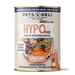 Nassfutter Hypo Care Känguru mit Kürbis & Kamille für Hunde - 200g / Einzeldose