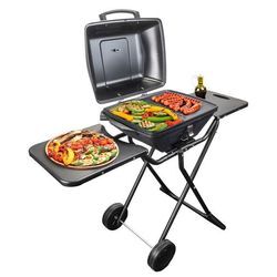 Standgrill XXL mit Rollen