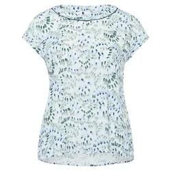 Bluse U-Boot-Ausschnitt Anna Aura blau, 42