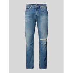 Slim Tapered Fit Jeans im 5-Pocket-Design Modell 'AUSTIN'