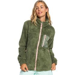 Roxy Alabama Full Zip Deep Lichen Green Xl Unisex