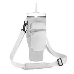 Ztto Tassenhülle, Verstellbare Wasserflaschen-Tragetasche Mit Taschen, Stoßdämpfender Becherhalter Für 40-Unzen-Becher