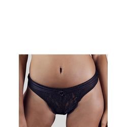 VIVANCE Stringpanty 'Francesca' schwarz Gr. 32/34 für Damen. Figurbetont