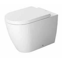 Duravit Me by Starck Stand-Tiefspül-WC 2169099000 37 x 60 cm, 4,5 l, Abgang waagerecht, weiß/weiß Seidenmatt Hygieneglaze