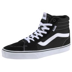 Sneaker VANS "Filmore Hi" Gr. 42,5, schwarz-weiß (schwarz, weiß) Schuhe Skaterschuh Sneakerboots Schnürboots