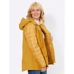 Softshelljacke CASUAL LOOKS Gr. 36, gelb (ocker), Damen, 94% Polyester, 6% Elasthan, Stepp:100% Polyester, unifarben, Jacken