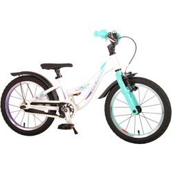 Volare Glamour Kinderfahrrad 16 Zoll Mädchen Jungen 4 - 6 Jahre 104 - 110 cm Kinder Fahrrad