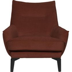 Loungesessel FURNINOVA "Willow Designsessel", braun (bronze), B:86cm H:85cm T:88cm, Velours (50, 2% Acryl, 41, 2% Polyester, 8, 6% Viskose), Sessel, bequemer Loungesessel im skandinavischen Design