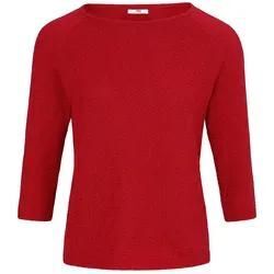 Rundhals-Pullover aus 100% SUPIMA®-Baumwolle Peter Hahn rot, 46