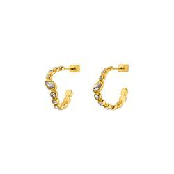 Adorn Hoops 14K Gold Plated