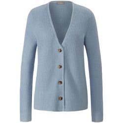 Strickjacke aus Seide und Kaschmir include blau