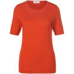 Rundhals-Pullover aus Seide Kaschmir Peter Hahn Seide/Kaschmir orange