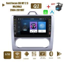 Icreative 8 Zoll Android Autoradio Für Ford Focus Exi Mt At 2 3 Mk2 Mk3 2004-2011 Mit Knopf Knopf Multimedia Player Navigation Gps Carplay 2+32gb
