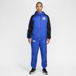 Inter Mailand Home Nike Fußball-Trainingsanzug aus Webmaterial mit Kapuze (Herren) - Blau