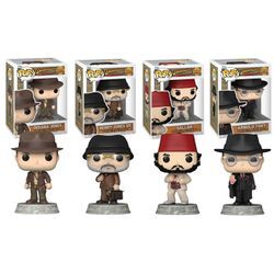 Funko Pop! - Indiana Jones 4er Set (Indy, Henry Jones Sr., Sallah, Arnold Toht)