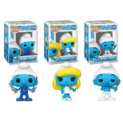 Funko Pop! - Die Schlümpfe 3er Set (Schlumpfine, Handyschlumpf, Eitelkeitsschlumpf)