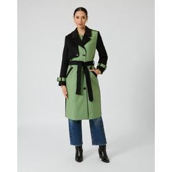 Trenchcoat in Kontrast-Optik