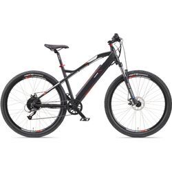 E-Bike TELEFUNKEN "Aufsteiger M924" Gr. 48, grau (anthrazit, rot), E-Bikes, 48cm, 29 Zoll (73,66cm), Mountainbike MTB Elektrofahrrad, Damen Herren, 27,5 / 29 Zoll, Pedelec