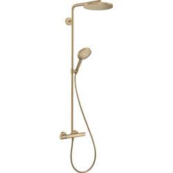 Hansgrohe Showerpipe Raindance Select S 240 1jet PowderRain Brushed Bronze, 27633140 27633140