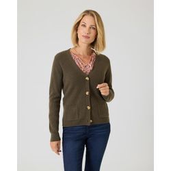 Cardigan im Ripp-Mix