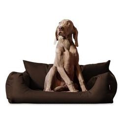 Tierlando NEMO Hundebett Hundesofa S M L Hundekorb Katzenbett 65 80 100cm braun 80 cm, 22 cm, 60 cm