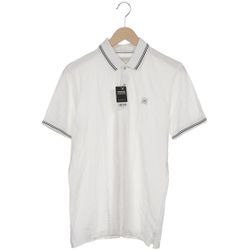 Bugatti Herren Poloshirt, weiß, Gr. 52