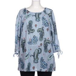 Ulla Popken Damen Bluse, blau, Gr. 46