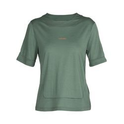 Icebreaker ZoneKnit™ Merino Kurzarmshirt - Frau - Sage - Größe S