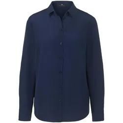 Bluse aus 100% Seide Peter Hahn Seidenreich blau, 36