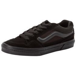 Sneaker VANS "Caldrone" Gr. 40, schwarz (suede, mesh schwarz, schwarz), Leder, Textil, Synthetik, Schuhe