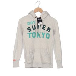 Superdry Damen Kapuzenpullover, grau, Gr. 36