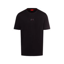 HUGO T-Shirt Herren Baumwolle, schwarz