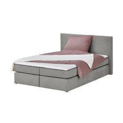 smart Boxspringbett Basic ¦ grau ¦ Maße (cm): B: 173 H: 97 T: 211