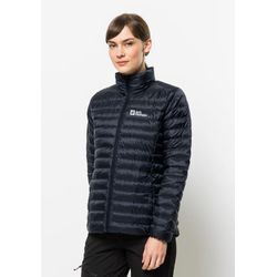 Daunenjacke JACK WOLFSKIN "PACK & GO DOWN JKT W" Gr. L (42/44), blau (nachtblau) Damen Jacken