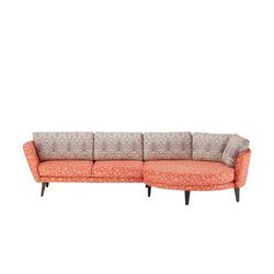 bassetti by SCHRÖNO Ecksofa Livorno ¦ rot ¦ Maße (cm): B: 338 H: 88