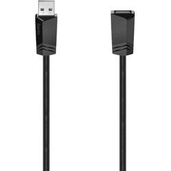 Hama - USB-Kabel usb 2.0 usb-a Buchse, usb-a Stecker 3.00 m Schwarz 00200620