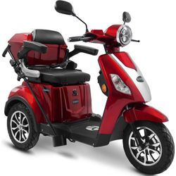 Elektromobil ROLEKTRO "Rolektro E-Trike 15 V.3 Lithium", rot, ElektromobileB:89cm H:103cm L:160cm, B:89cm H:103cm L:160cm