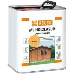 ASUSO ML Holzlasur Langzeitschutz – Goldbraun