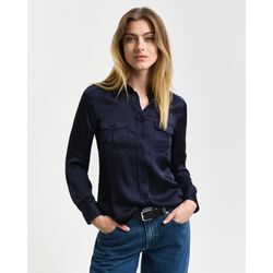 Regular Fit Bluse mit Tasche